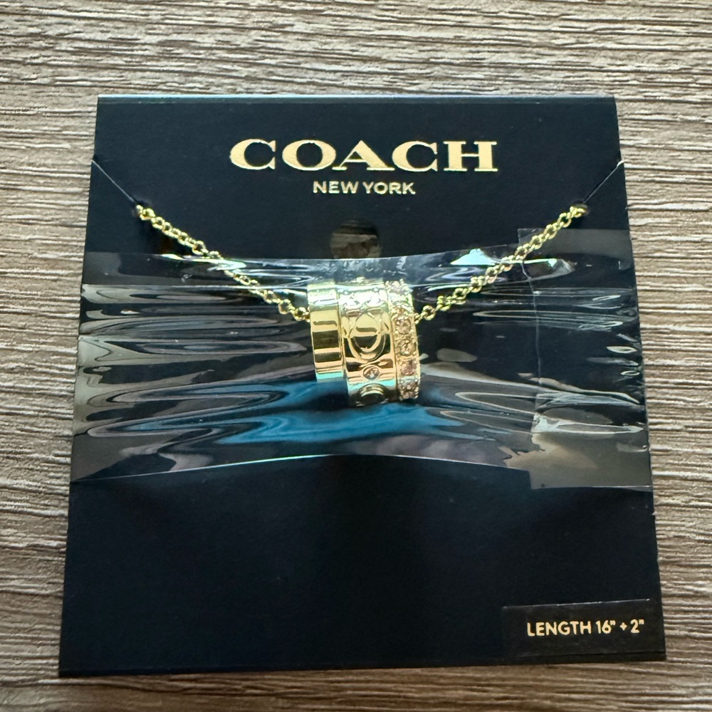 COACH Signature Rondell Necklace - Picture 6 of 6